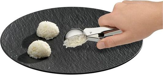 WMF Gourmet Eisportionierer 18 cm, Eislöffel mit Auswerfer, Cromargan Edelstahl poliert, Portionierer für Eiskugeln, Reis, Melonenkugeln, Keksteig