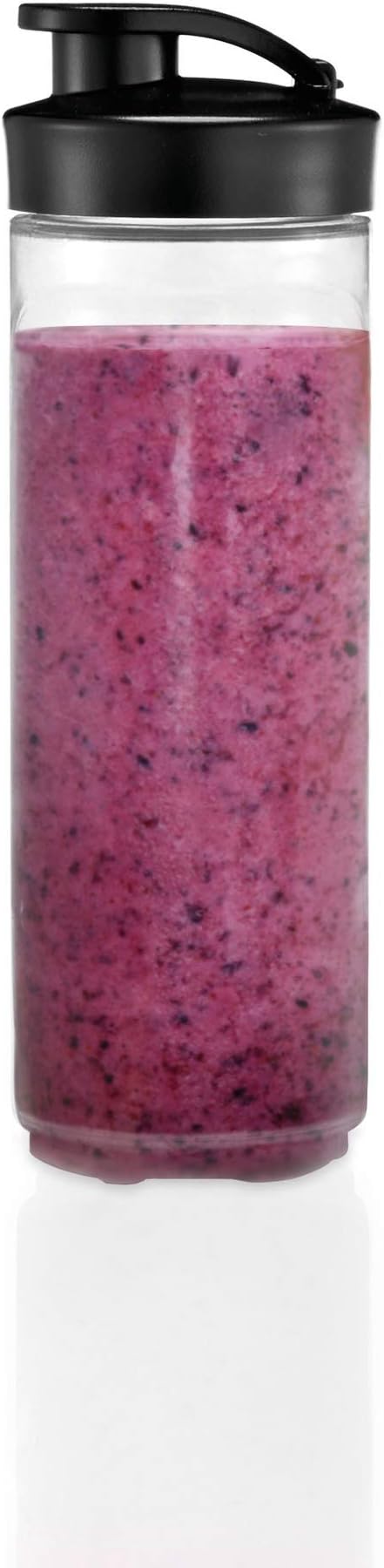 WMF Kult X Mix & Go/Küchenminis Trinkflasche 600 ml, Smoothie Flasche, Mixbehälter, Smoothie Becher aus Tritan-Kunststoff, bruchsicher [Energieklasse B]