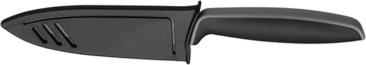 WMF Touch Messerset 2-teilig, Küchenmesser mit Schutzhülle, Messer Set Spezialklingenstahl antihaftbeschichtet, scharf, Kochmesser, Gemüsemesser, schwarz